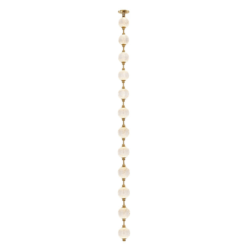 Alora - PD321712NB-RT - LED Pendant - Marni - Natural Brass