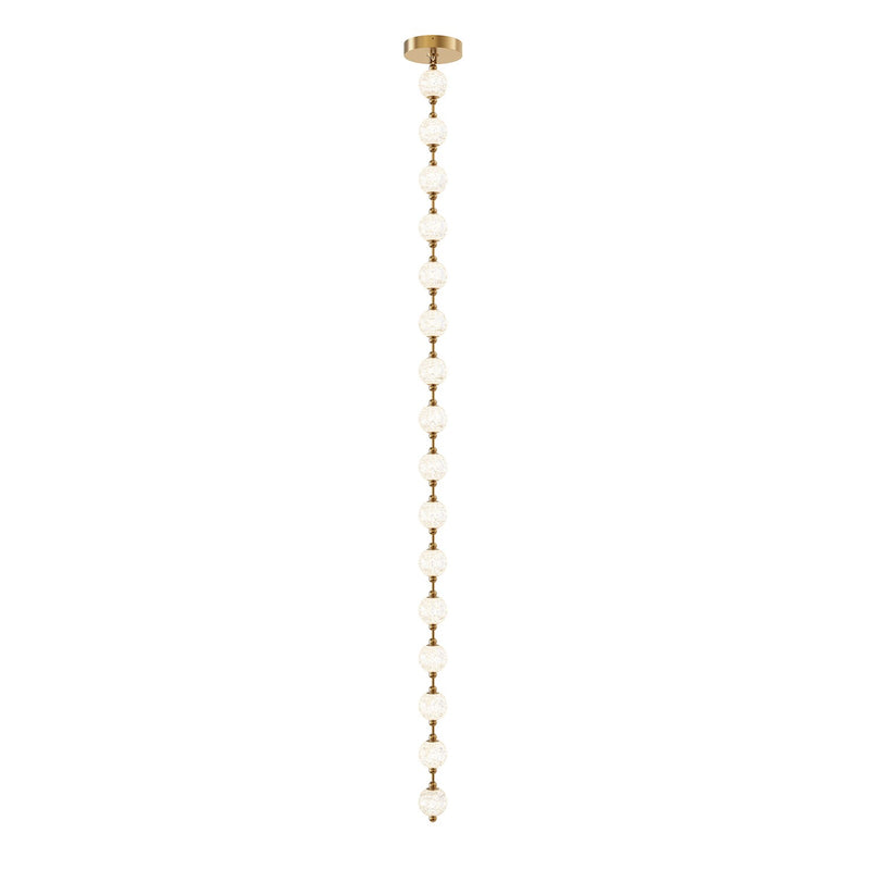 Alora - PD321716NB - LED Pendant - Marni - Natural Brass