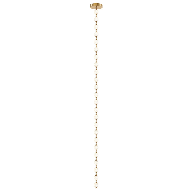 Alora - PD321724NB - LED Pendant - Marni - Natural Brass