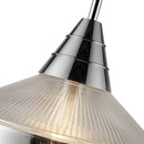 One Light Pendant<br /><span style="color:#4AB0CE;">Entrega: 4-10 dias en USA</span><br /><span style="color:#4AB0CE;font-size:60%;">PREGUNTE POR ENTREGA EN PANAMA</span><br />Collection: Willard<br />Finish: Polished Nickel/Prismatic Glass