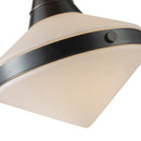 One Light Pendant<br /><span style="color:#4AB0CE;">Entrega: 4-10 dias en USA</span><br /><span style="color:#4AB0CE;font-size:60%;">PREGUNTE POR ENTREGA EN PANAMA</span><br />Collection: Willard<br />Finish: Urban Bronze/Opal Matte Glass