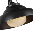 One Light Semi-Flush Mount<br /><span style="color:#4AB0CE;">Entrega: 4-10 dias en USA</span><br /><span style="color:#4AB0CE;font-size:60%;">PREGUNTE POR ENTREGA EN PANAMA</span><br />Collection: Palmetto<br />Finish: Urban Bronze/Glossy Opal