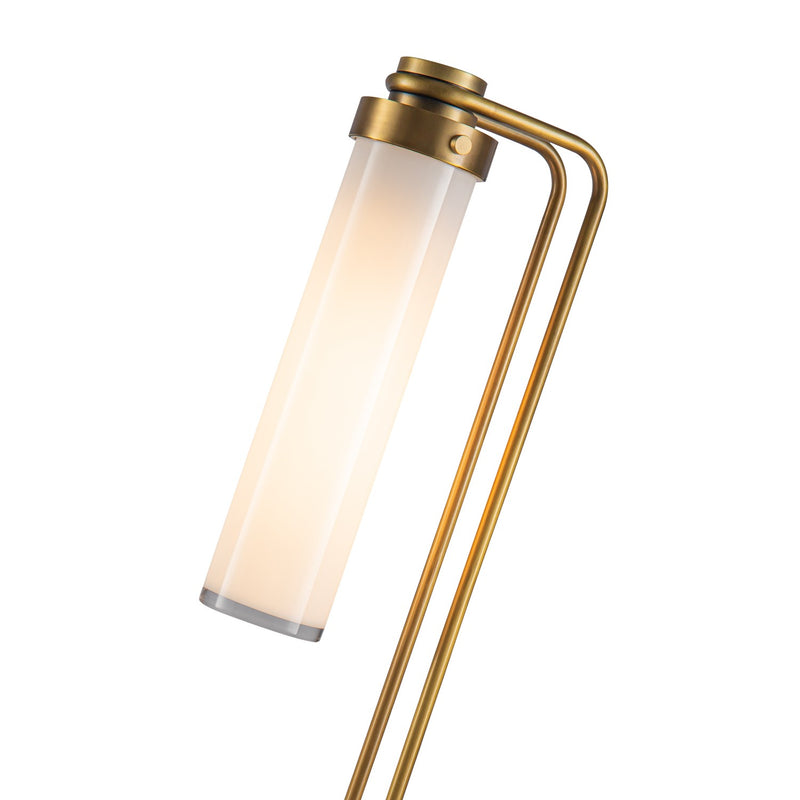 Alora - TL355022VBGO - One Light Table Lamp - Wynwood - Vintage Brass/Glossy Opal