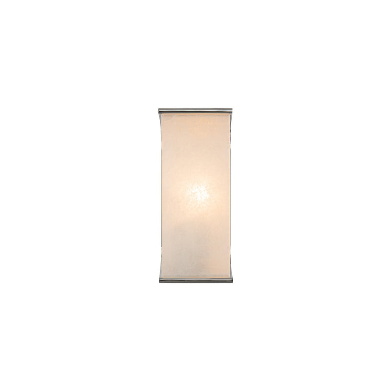 One Light Wall Sconce<br /><span style="color:#4AB0CE;">Entrega: 4-10 dias en USA</span><br /><span style="color:#4AB0CE;font-size:60%;">PREGUNTE POR ENTREGA EN PANAMA</span><br />Collection: Abbott<br />Finish: Polished Nickel/Alabaster