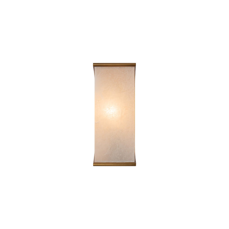 One Light Wall Sconce<br /><span style="color:#4AB0CE;">Entrega: 4-10 dias en USA</span><br /><span style="color:#4AB0CE;font-size:60%;">PREGUNTE POR ENTREGA EN PANAMA</span><br />Collection: Abbott<br />Finish: Vintage Brass/Alabaster
