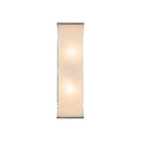 Two Light Vanity<br /><span style="color:#4AB0CE;">Entrega: 4-10 dias en USA</span><br /><span style="color:#4AB0CE;font-size:60%;">PREGUNTE POR ENTREGA EN PANAMA</span><br />Collection: Abbott<br />Finish: Polished Nickel/Alabaster