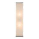 Two Light Vanity<br /><span style="color:#4AB0CE;">Entrega: 4-10 dias en USA</span><br /><span style="color:#4AB0CE;font-size:60%;">PREGUNTE POR ENTREGA EN PANAMA</span><br />Collection: Abbott<br />Finish: Polished Nickel/Alabaster