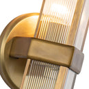 Alora - WV332904VBCR - One Light Wall Sconce - Cairo - Vintage Brass/Ribbed Glass