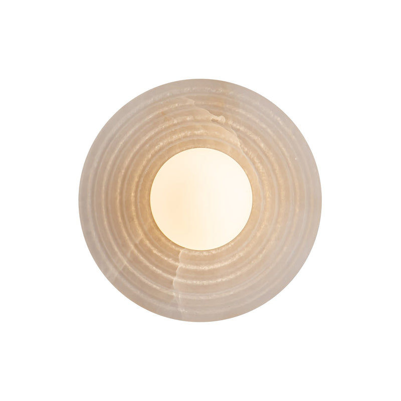 LED Vanity<br /><span style="color:#4AB0CE;">Entrega: 4-10 dias en USA</span><br /><span style="color:#4AB0CE;font-size:60%;">PREGUNTE POR ENTREGA EN PANAMA</span><br />Collection: Dahlia<br />Finish: Vintage Brass/Alabaster