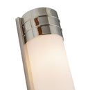Three Light Vanity<br /><span style="color:#4AB0CE;">Entrega: 4-10 dias en USA</span><br /><span style="color:#4AB0CE;font-size:60%;">PREGUNTE POR ENTREGA EN PANAMA</span><br />Collection: Willard<br />Finish: Polished Nickel/Opal Matte Glass