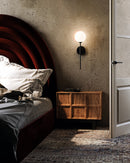 Alora - WV549101MBOP - One Light Wall Sconce - Cassia - Matte Black/Opal Matte Glass