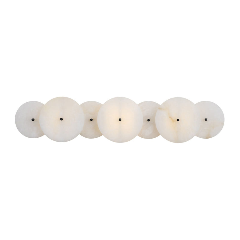 Three Light Bath<br /><span style="color:#4AB0CE;">Entrega: 4-5 semanas en USA</span><br /><span style="color:#4AB0CE;font-size:60%;">PREGUNTE POR ENTREGA EN PANAMA</span><br />Collection: Cosmos<br />Finish: Matte Black