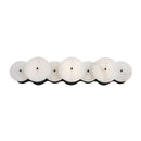 Three Light Bath<br /><span style="color:#4AB0CE;">Entrega: 4-10 dias en USA</span><br /><span style="color:#4AB0CE;font-size:60%;">PREGUNTE POR ENTREGA EN PANAMA</span><br />Collection: Cosmos<br />Finish: Matte Black