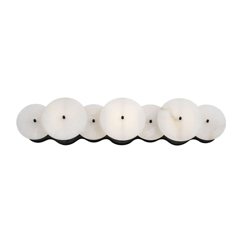 Three Light Bath<br /><span style="color:#4AB0CE;">Entrega: 4-5 semanas en USA</span><br /><span style="color:#4AB0CE;font-size:60%;">PREGUNTE POR ENTREGA EN PANAMA</span><br />Collection: Cosmos<br />Finish: Matte Black