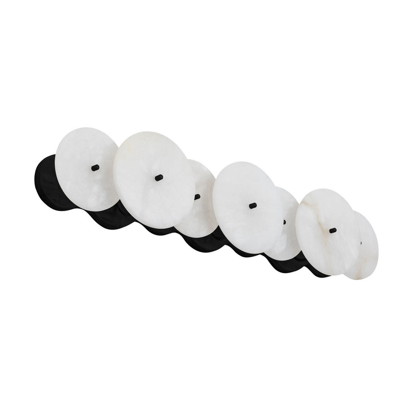 Three Light Bath<br /><span style="color:#4AB0CE;">Entrega: 4-5 semanas en USA</span><br /><span style="color:#4AB0CE;font-size:60%;">PREGUNTE POR ENTREGA EN PANAMA</span><br />Collection: Cosmos<br />Finish: Matte Black