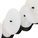 Three Light Bath<br /><span style="color:#4AB0CE;">Entrega: 4-10 dias en USA</span><br /><span style="color:#4AB0CE;font-size:60%;">PREGUNTE POR ENTREGA EN PANAMA</span><br />Collection: Cosmos<br />Finish: Matte Black