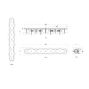 Varaluz - 370B04MB - Four Light Bath - Cosmos - Matte Black