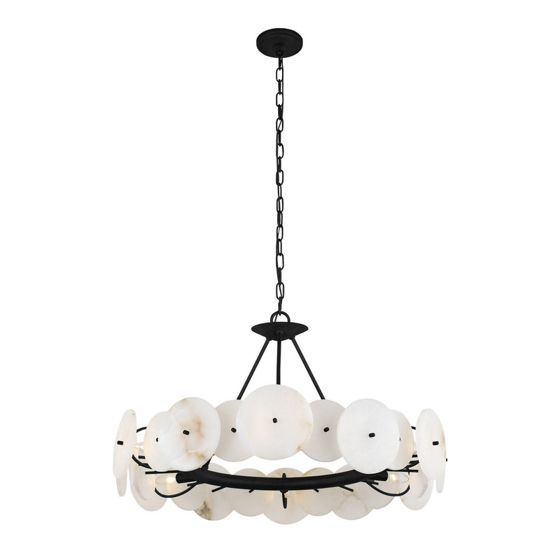 Six Light Chandelier<br /><span style="color:#4AB0CE;">Entrega: 7-8 semanas en USA</span><br /><span style="color:#4AB0CE;font-size:60%;">PREGUNTE POR ENTREGA EN PANAMA</span><br />Collection: Cosmos<br />Finish: Matte Black