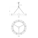 Varaluz - 370C09MB - Nine Light Chandelier - Cosmos - Matte Black