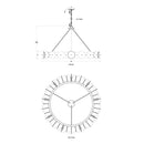 Varaluz - 370C09MB - Nine Light Chandelier - Cosmos - Matte Black