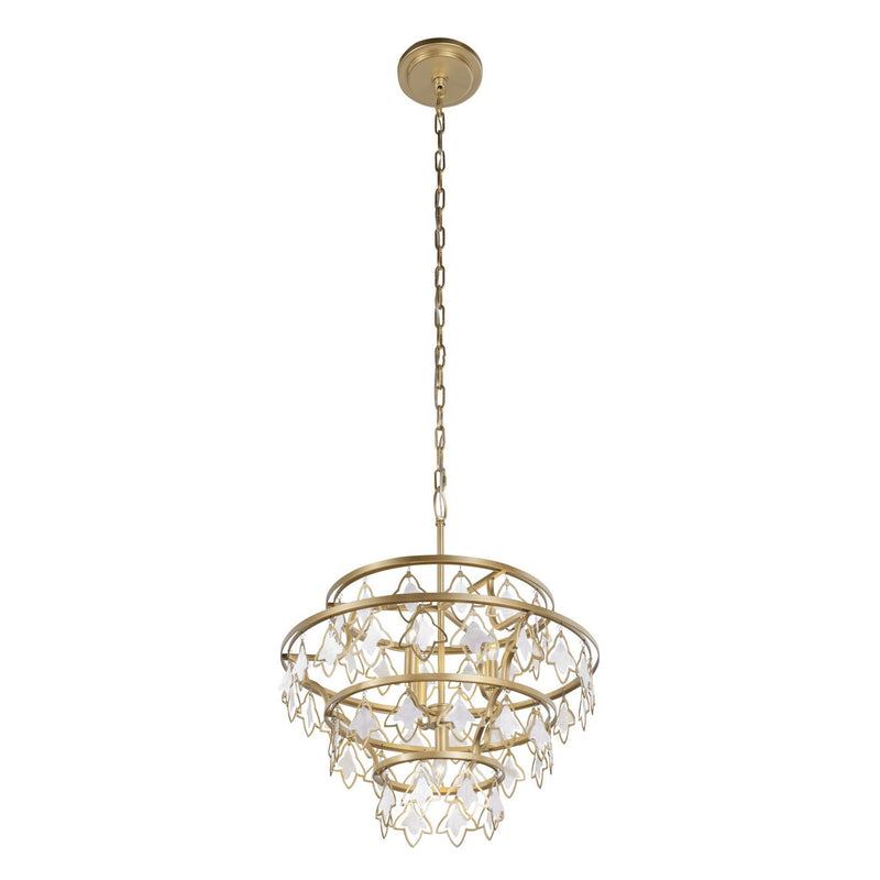 Four Light Chandelier<br /><span style="color:#4AB0CE;">Entrega: 4-10 dias en USA</span><br /><span style="color:#4AB0CE;font-size:60%;">PREGUNTE POR ENTREGA EN PANAMA</span><br />Collection: Fleur<br />Finish: French Gold