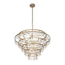 Ten Light Chandelier<br /><span style="color:#4AB0CE;">Entrega: 4-10 dias en USA</span><br /><span style="color:#4AB0CE;font-size:60%;">PREGUNTE POR ENTREGA EN PANAMA</span><br />Collection: Fleur<br />Finish: French Gold