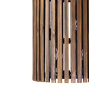 Six Light Foyer Pendant<br /><span style="color:#4AB0CE;">Entrega: 4-10 dias en USA</span><br /><span style="color:#4AB0CE;font-size:60%;">PREGUNTE POR ENTREGA EN PANAMA</span><br />Collection: Suratto<br />Finish: Matte Black/Medium Walnut