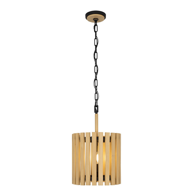 Two Light Pendant<br /><span style="color:#4AB0CE;">Entrega: 4-10 dias en USA</span><br /><span style="color:#4AB0CE;font-size:60%;">PREGUNTE POR ENTREGA EN PANAMA</span><br />Collection: Suratto<br />Finish: Matte Black/Honey Blonde
