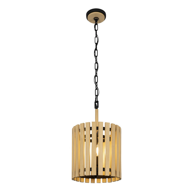 Two Light Pendant<br /><span style="color:#4AB0CE;">Entrega: 4-10 dias en USA</span><br /><span style="color:#4AB0CE;font-size:60%;">PREGUNTE POR ENTREGA EN PANAMA</span><br />Collection: Suratto<br />Finish: Matte Black/Honey Blonde