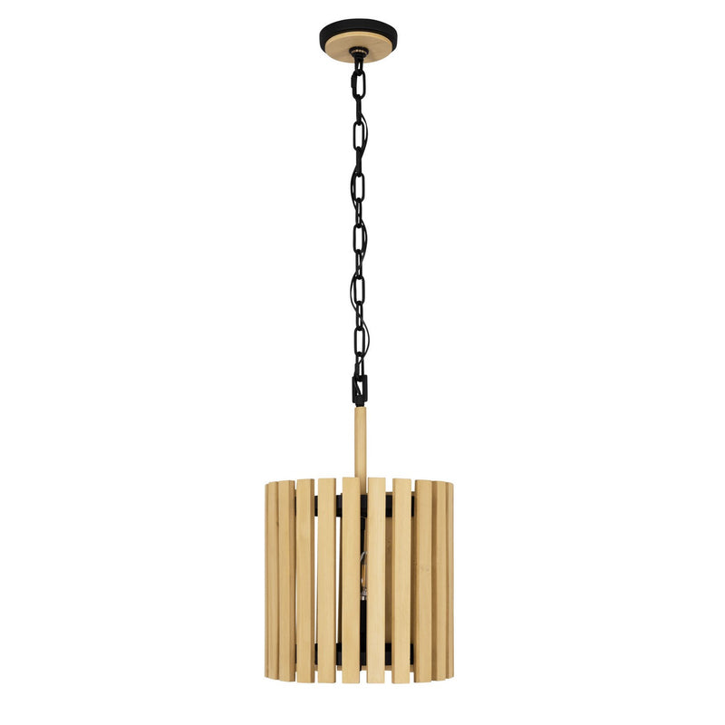 Two Light Pendant<br /><span style="color:#4AB0CE;">Entrega: 4-10 dias en USA</span><br /><span style="color:#4AB0CE;font-size:60%;">PREGUNTE POR ENTREGA EN PANAMA</span><br />Collection: Suratto<br />Finish: Matte Black/Honey Blonde