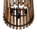 Two Light Pendant<br /><span style="color:#4AB0CE;">Entrega: 4-10 dias en USA</span><br /><span style="color:#4AB0CE;font-size:60%;">PREGUNTE POR ENTREGA EN PANAMA</span><br />Collection: Suratto<br />Finish: Matte Black/Medium Walnut