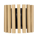 One Light Wall Sconce<br /><span style="color:#4AB0CE;">Entrega: 4-10 dias en USA</span><br /><span style="color:#4AB0CE;font-size:60%;">PREGUNTE POR ENTREGA EN PANAMA</span><br />Collection: Suratto<br />Finish: Matte Black/Honey Blonde