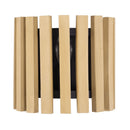 One Light Wall Sconce<br /><span style="color:#4AB0CE;">Entrega: 4-10 dias en USA</span><br /><span style="color:#4AB0CE;font-size:60%;">PREGUNTE POR ENTREGA EN PANAMA</span><br />Collection: Suratto<br />Finish: Matte Black/Honey Blonde