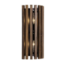 Two Light Wall Sconce<br /><span style="color:#4AB0CE;">Entrega: 4-10 dias en USA</span><br /><span style="color:#4AB0CE;font-size:60%;">PREGUNTE POR ENTREGA EN PANAMA</span><br />Collection: Suratto<br />Finish: Matte Black/Medium Walnut