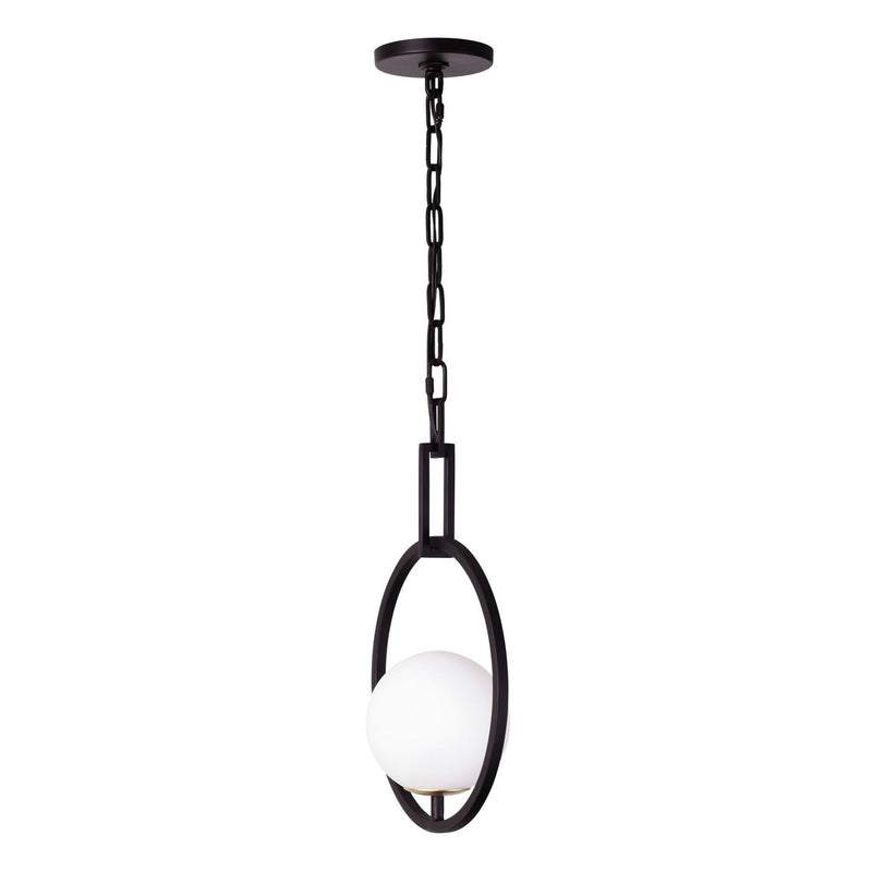 One Light Pendant<br /><span style="color:#4AB0CE;">Entrega: 4-10 dias en USA</span><br /><span style="color:#4AB0CE;font-size:60%;">PREGUNTE POR ENTREGA EN PANAMA</span><br />Collection: Stopwatch<br />Finish: Matte Black/French Gold