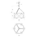 Three Light Pendant<br /><span style="color: