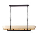 Five Light Linear Pendant<br /><span style="color:#4AB0CE;">Entrega: 4-10 dias en USA</span><br /><span style="color:#4AB0CE;font-size:60%;">PREGUNTE POR ENTREGA EN PANAMA</span><br />Collection: Blonde Moment<br />Finish: Matte Black/Honey/Medium Oak