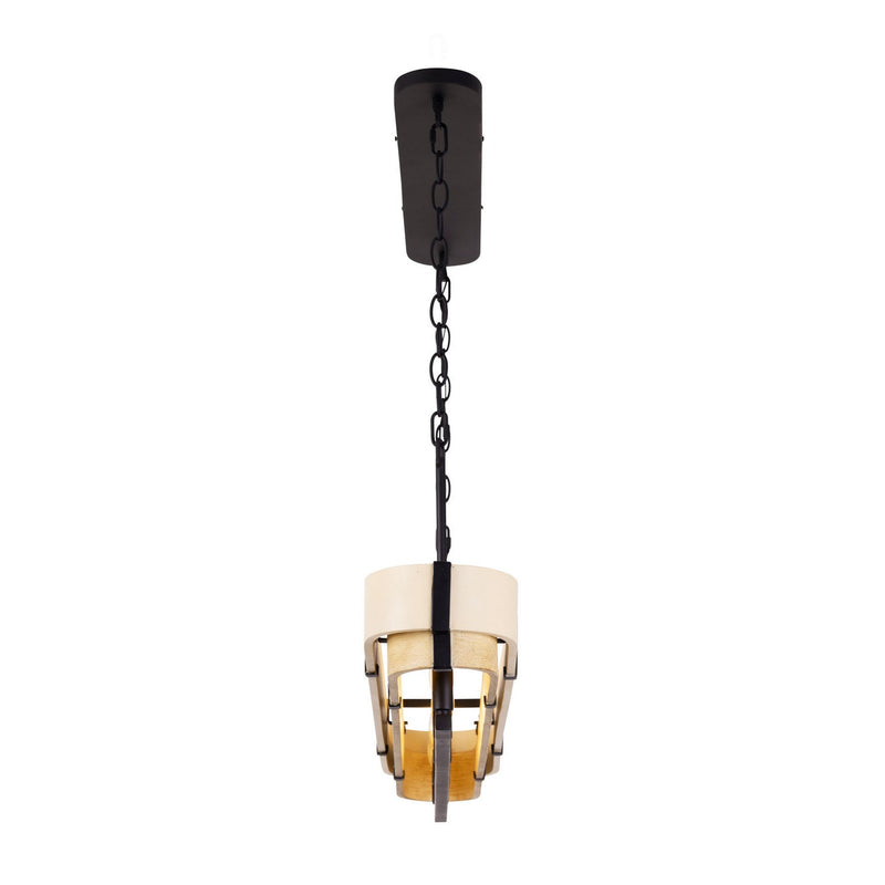 Five Light Linear Pendant<br /><span style="color:#4AB0CE;">Entrega: 4-10 dias en USA</span><br /><span style="color:#4AB0CE;font-size:60%;">PREGUNTE POR ENTREGA EN PANAMA</span><br />Collection: Blonde Moment<br />Finish: Matte Black/Honey/Medium Oak