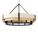 Six Light Pendant<br /><span style="color:#4AB0CE;">Entrega: 13-14 semanas en USA</span><br /><span style="color:#4AB0CE;font-size:60%;">PREGUNTE POR ENTREGA EN PANAMA</span><br />Collection: Blonde Moment<br />Finish: Matte Black/Honey/Medium Oak