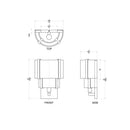 Varaluz - 389W01MBHN - One Light Wall Sconce - Blonde Moment - Matte Black/Honey/Medium Oak