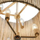 Six Light Foyer Pendant<br /><span style="color:#4AB0CE;">Entrega: 4-10 dias en USA</span><br /><span style="color:#4AB0CE;font-size:60%;">PREGUNTE POR ENTREGA EN PANAMA</span><br />Collection: Jacob's Ladder<br />Finish: French Gold