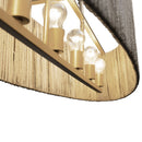 Six Light Linear Pendant<br /><span style="color:#4AB0CE;">Entrega: 3-4 semanas en USA</span><br /><span style="color:#4AB0CE;font-size:60%;">PREGUNTE POR ENTREGA EN PANAMA</span><br />Collection: Jacob's Ladder<br />Finish: French Gold