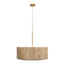 Six Light Pendant<br /><span style="color:#4AB0CE;">Entrega: 3-4 semanas en USA</span><br /><span style="color:#4AB0CE;font-size:60%;">PREGUNTE POR ENTREGA EN PANAMA</span><br />Collection: Jacob's Ladder<br />Finish: French Gold