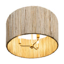 Three Light Semi-Flush Mount<br /><span style="color:#4AB0CE;">Entrega: 4-10 dias en USA</span><br /><span style="color:#4AB0CE;font-size:60%;">PREGUNTE POR ENTREGA EN PANAMA</span><br />Collection: Jacob's Ladder<br />Finish: French Gold