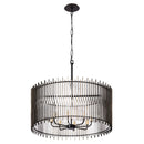 Eight Light Pendant<br /><span style="color:#4AB0CE;">Entrega: 4-10 dias en USA</span><br /><span style="color:#4AB0CE;font-size:60%;">PREGUNTE POR ENTREGA EN PANAMA</span><br />Collection: Park Row<br />Finish: Matte Black/French Gold