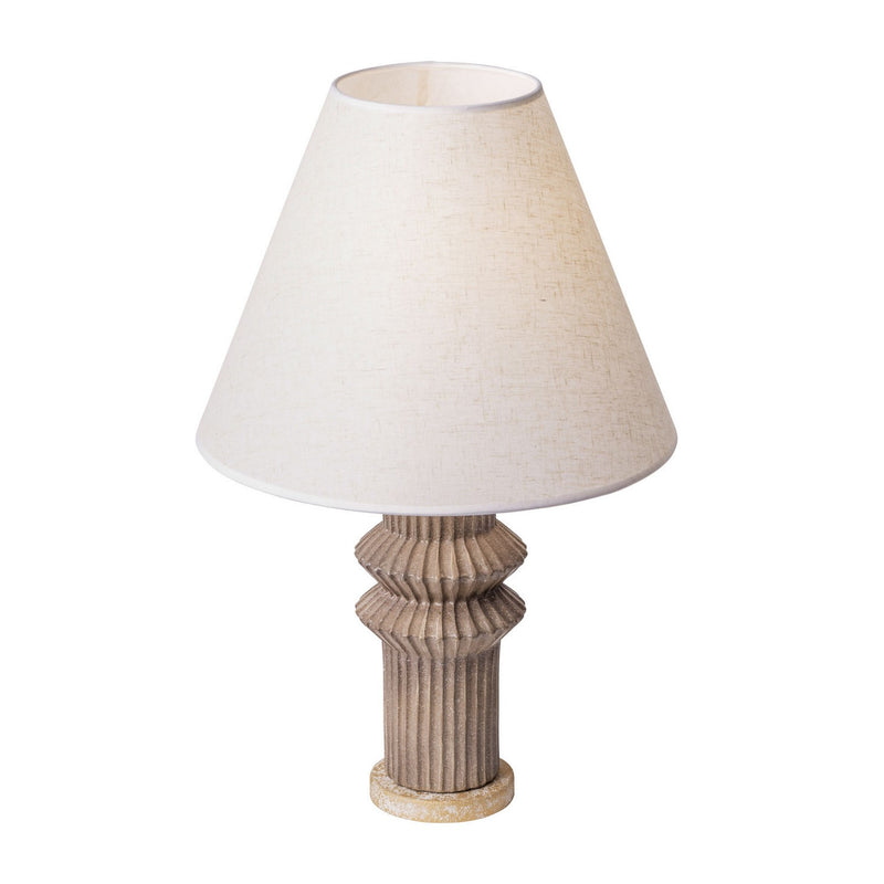 One Light Table Lamp<br /><span style="color:#4AB0CE;">Entrega: 4-10 dias en USA</span><br /><span style="color:#4AB0CE;font-size:60%;">PREGUNTE POR ENTREGA EN PANAMA</span><br />Collection: Primea<br />Finish: Apothecary Gold/Glazed Taupe