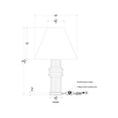 Varaluz - 396T01ADGT - One Light Table Lamp - Primea - Apothecary Gold/Glazed Taupe