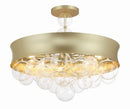 Eight Light Convertible Pendant<br /><span style="color:#4AB0CE;">Entrega: 4-10 dias en USA</span><br /><span style="color:#4AB0CE;font-size:60%;">PREGUNTE POR ENTREGA EN PANAMA</span><br />Collection: Verdi Square by Robin Baron<br />Finish: Soft Gold