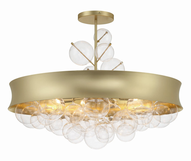 Eight Light Convertible Pendant<br /><span style="color:#4AB0CE;">Entrega: 4-10 dias en USA</span><br /><span style="color:#4AB0CE;font-size:60%;">PREGUNTE POR ENTREGA EN PANAMA</span><br />Collection: Verdi Square by Robin Baron<br />Finish: Soft Gold