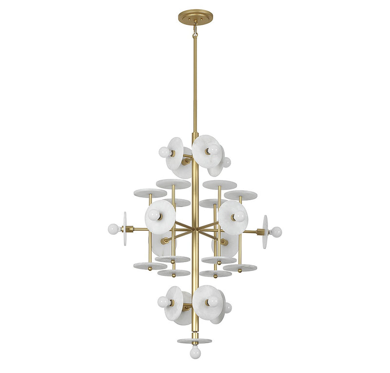 15 Light Chandelier<br /><span style="color:#4AB0CE;">Entrega: 4-10 dias en USA</span><br /><span style="color:#4AB0CE;font-size:60%;">PREGUNTE POR ENTREGA EN PANAMA</span><br />Collection: Amani<br />Finish: Royal Gold